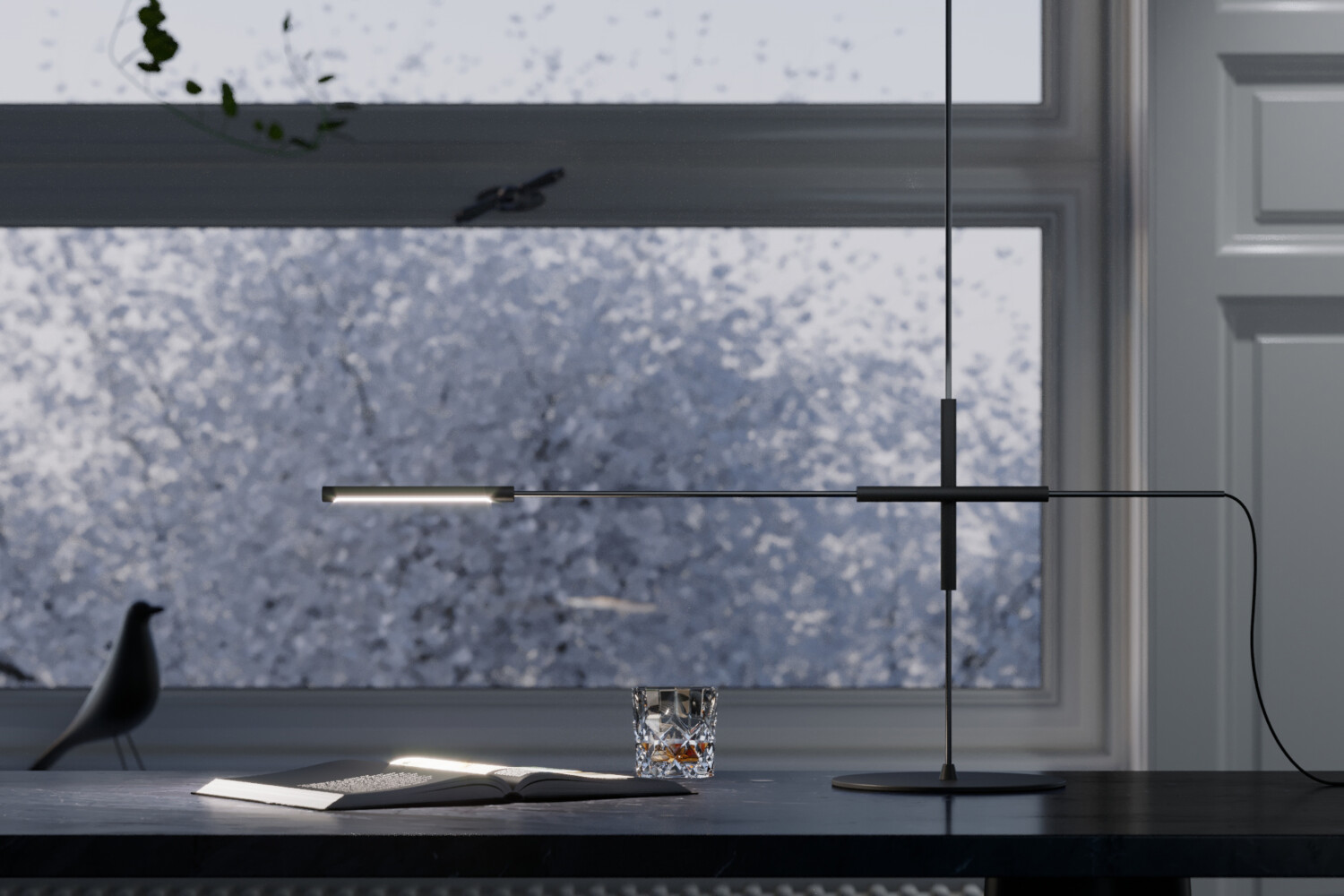 3D render of PLUSminus lamp.