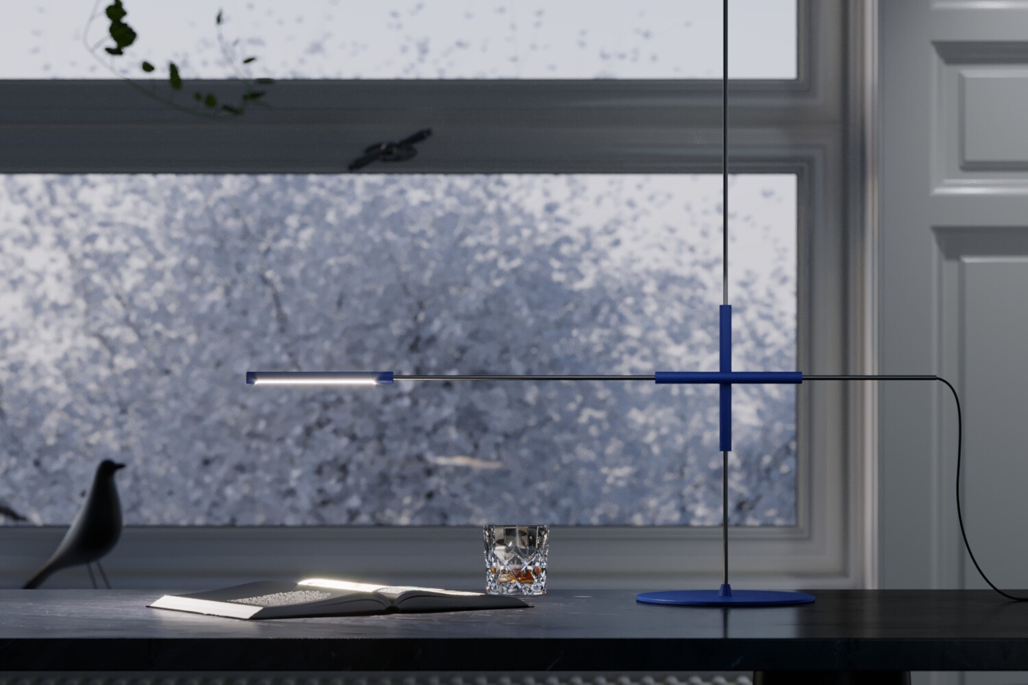 3D render of PLUSminus lamp.