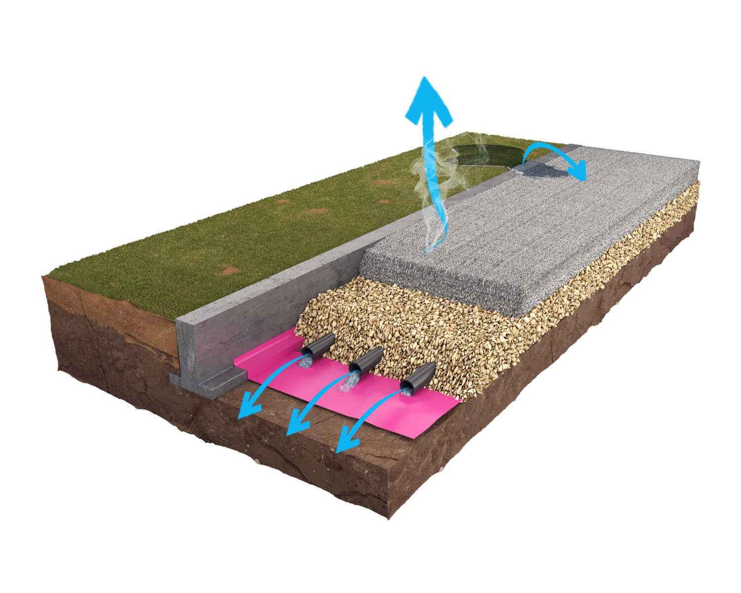 3D render of detail for LaFarge.