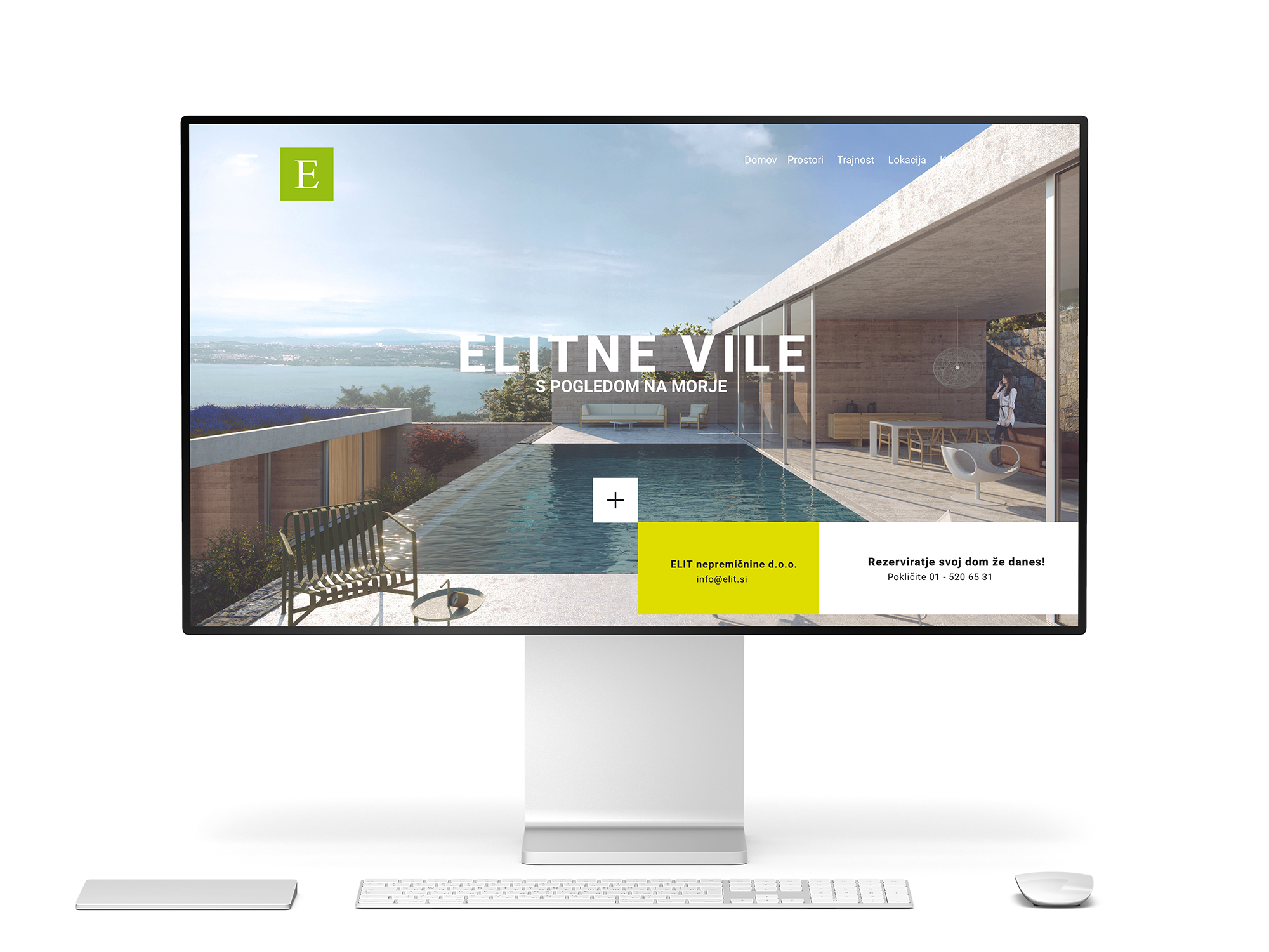 Web page design for developers. Spletna stran za investitorje.
